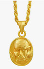 Indian Traditional Gold Plated Shirdi Sai Baba Chain Pendant For Unisex