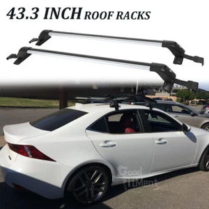 For LEXUS GS350 IS350 ES350 43" Roof Rack Cross Bars Top Luggage Cargo Carrier - Bild 1 von 17