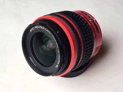 Rare “ RED “ SMC PENTAX-DAL 18-55mm f/3.5-5.6  AL WR Wide Angle  Zoom Lens - Image 1 of 4