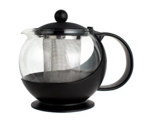 25 oz. Tempered Glass Tea Pot Infuser with Stainless Steel Basket - Picture 1 of 10