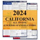 2024 California Labor Law Poster State Federal Osha Workplace Compliant 24 x