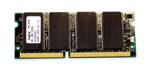 64 MB SO-DIMM 144-pin SD-RAM Laptop-Memory PC-66 'NEC MC-402-A10B' - Foto 1 di 2