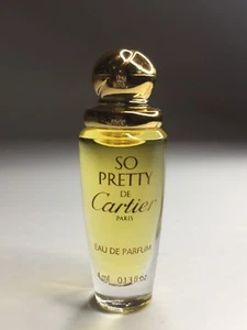 CARTIER SO PRETTY EDP 4ml miniature Vintage Formula RARE Collectible DISCONTINUE - Picture 1 of 8