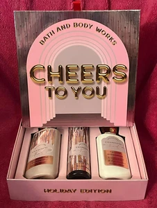 Bath & Body Works Champagne Toast BOXED Holiday Edition! NEW! - Picture 1 of 8