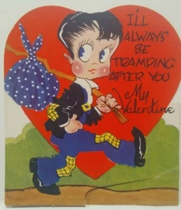 Tarjeta de San Valentín Hobo De Colección Stand Up Niño Vagabundo A-Meri-Card 113 Stand Up - Imagen 1 de 5