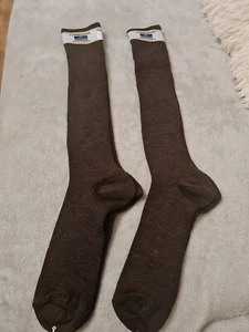 Mens Knee Length Socks By Commodore NEW ORIGINAL VINTAGE 70/80s Size 10-11.5 X2 - Picture 1 of 9