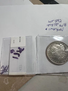 1878 Morgan Silver Dollar 7TF Rev of 78 Choice BU lot #892 - Picture 1 of 6