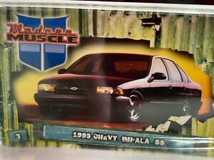 🔥🔥🔥Johnny Lightning 1995 Chevy Impala SS  Dark Maroon VHTF🔥🔥🔥