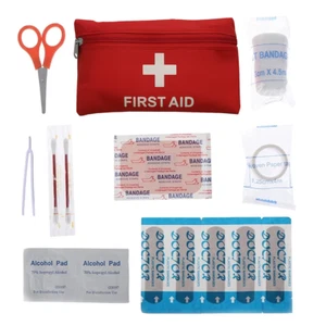 KIT DI PRONTO SOCCORSO MEDICAZIONE EMERGENZA CASA AUTO MOTO VIAGGIO UFFICIO - Foto 1 di 4