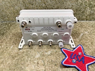 RF  BYPASS  DROP  AMPLIFIER  UNITY  GAIN CATV  AMP  PCT-VC-5U Surge Withstand  - Image 1 of 3