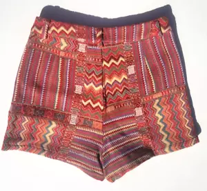 Cider Women’s Size Small Aztec Print High-Waisted Shorts Woven Festival - Picture 1 of 6