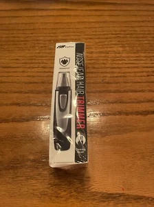 WHITE- Ear Nose Hair Trimmer Clipper Painless Dual Edge Blades - Picture 1 of 4