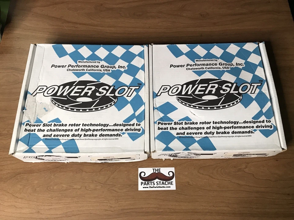 PowerSlot Slotted Front Brake Rotors for Integra Type-R ITR DC2 Prelude BB6 RD1 - Image 1 of 4