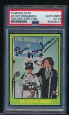 1971 Topps Partridge #6B The Littlest Dodger Danny Bonaduce PSA/DNA signed auto