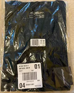 EDDIE BAUER Women's Navy Blue Heather Favorite V-Neck Long Sleeve T-Shirt Sz MP - Picture 1 of 2