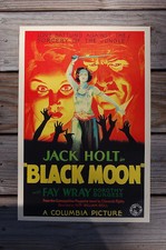 92869 Black Moon Lobby Card Fay Wray Wall Print Poster Poster