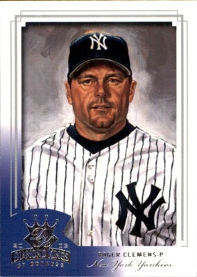 2003 Donruss DIAMOND KINGS #41 Roger Clemens NEW YORK YANKEES - Image 1 of 2