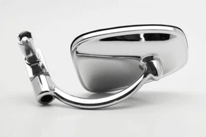 Mirror Bar End Continental Chrome Universal - Custom Cafe Racer Bobber Chopper - Picture 1 of 7