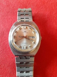Vintage Large 38mm TECHNOS ref 10301 Mens Automatic Watch _3210 - Picture 1 of 16