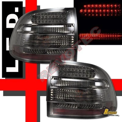 2003-2006 Porsche Cayenne S/Turbo Smoke LED Tail Lights 1 Pair Plug & Play - Image 1 of 2