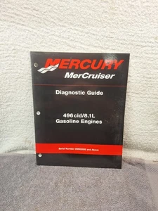 Mercury Mercruiser Diagnostic Guide Manual 496 CID 8.1 L GAS Engine 90-863757 - Foto 1 di 4