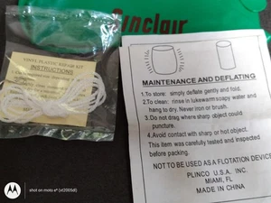 Grüner Kunststoff Sinclair Blow Up Dinosaurier - Bild 1 von 4