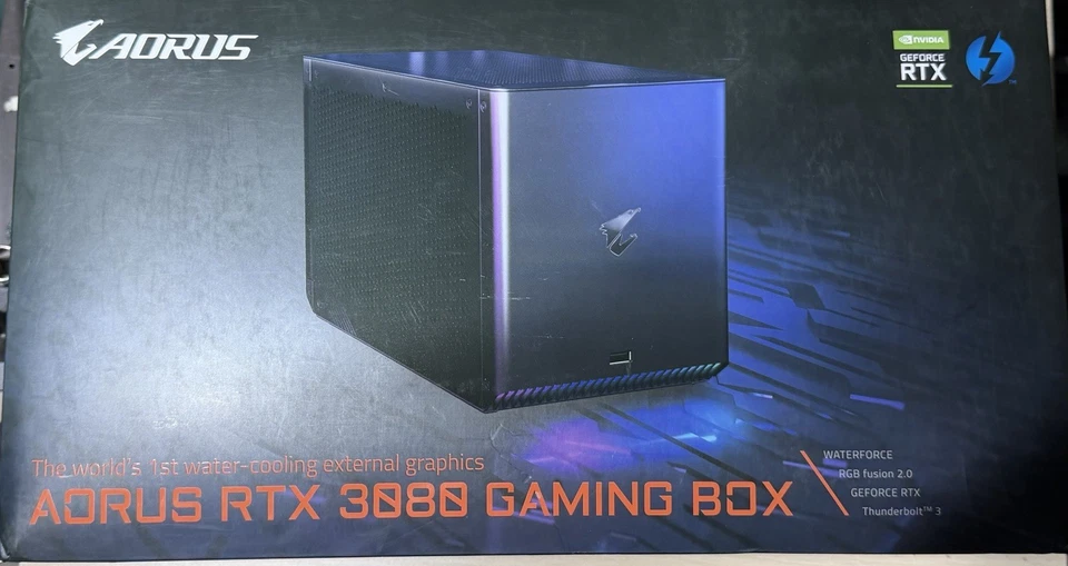 Gigabyte AORUS RTX 3080 Gaming Box External GPU, Waterforce cooling, 10 GB - Image 1 of 4