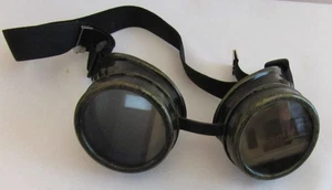 Gafas Aviator Steampunk Lente Extraíble Transparente/Sombreado Correa Elástica - Imagen 1 de 6