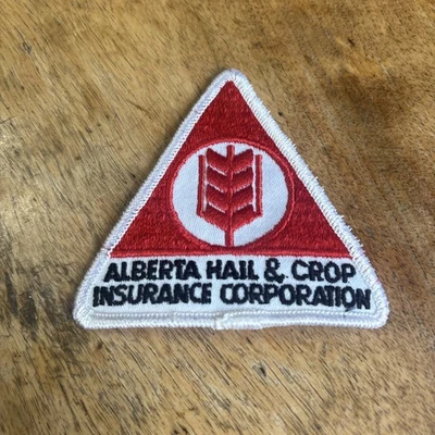 Vintage Alberta Hail Crop Insurance Corporation Sew On Patch - Image 1 of 4