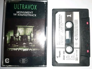 Ultravox Monument The Soundtrack 1983 Cassette Near Mint Synth-Pop electronica - Picture 1 of 2