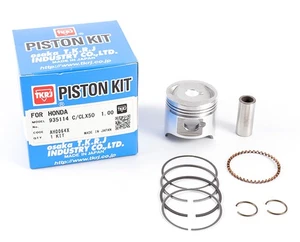 Honda C50 Cub CL50 CRF50 ST50 Dax XR50 Z50J Piston Kit O/S 1.00 06131GBZ701P NOS - Picture 1 of 5