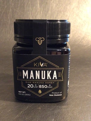 Manuka Honey KIVA Raw New Zealand 20+ UMF / 850+ MGO ~  8.8 OZ Jar ~ BB 2/28 - Image 1 of 4