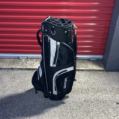 Bolsa de golf Slazenger negra multi bolsillo divisor de 14 vías   Foto 1 de 4