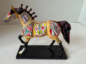 Estatuilla de resina Westland Trail of Painted Ponies 2007 Cheyanne cuero crudo pintado LE - Imagen 1 de 10