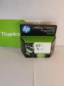 HP 67XL Genuine Tri-Color Ink Cartridge  - Picture 1 of 2