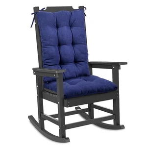 Rocking Chair Cushions Indoor High Back Wooden Rocker Adirondack Chair Cushio... - Picture 1 of 8