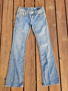 Pantalones de mezclilla para mujer 7 for all Mankind azul bootcut talla 26 SEVEN - Imagen 1 de 10