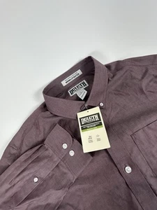 Duluth Trading Herren Gr. M Lila Wrinklefight Langarm Button Down Hemd NEU - Bild 1 von 7