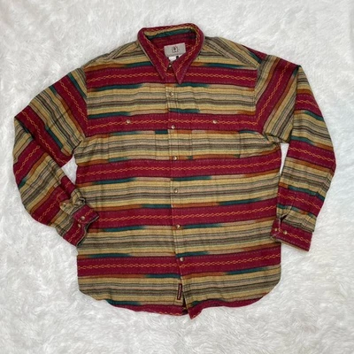 The Territory Ahead Shirt Mens Sz XXL 2XL Southwestern Aztec Long Sleeve Flannel - Image 1 of 4