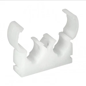 50 x Talon 15mm clip per tubi a doppia cerniera. Clip a coda di rondine. Nuovo con scatola TD15 - Foto 1 di 2