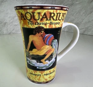 Acquario Tazza Grande Segno Stella Oroscopo Il Portatore Acqua Tazza Caffè - Foto 1 di 8
