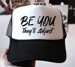 Cappello camionista Be You, They'll Adjust, nero, uomo e donna marca Otto - Foto 1 di 5