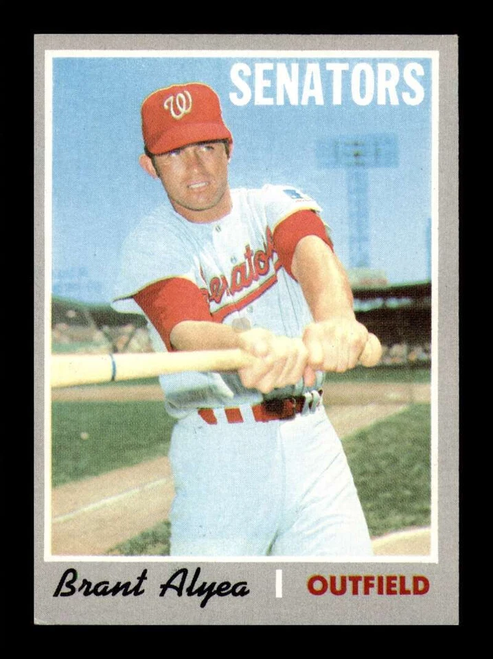 Brant Alyea #303 1970 Topps Senators No Baseball Variation NM Near Mint - Image 1 of 2
