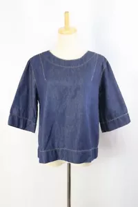 tricot COMME des GARCONS Denim Half SleeveTop 242 0205 - Picture 1 of 7