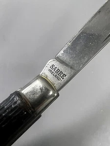 Sabre 2 Blade Trapper Vintage Folding Pocket Knife Ireland - Picture 1 of 15