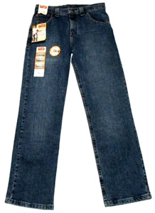 NWT Wrangler Denim Blue Jean Pants Boy's 14 Regular Straight 4-Way Flex 5SCBWE2 - Picture 1 of 24