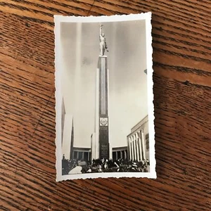 Vintage Print 1938 Worlds Fair CCCP Russian USSR Exhibit Glossy 4.5"x 2.5" - Picture 1 of 2