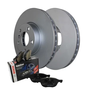 Front Brake Kit 332mm Disc Rotors Bosch Semi-Met Pads For BMW E70 F15 E71 F16 L6 - Picture 1 of 8