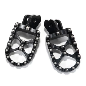 Black Pair Foot Pegs Footpeg for Talaria Sting / XXX for SUR-RON Light Bee X LBX - Picture 1 of 12