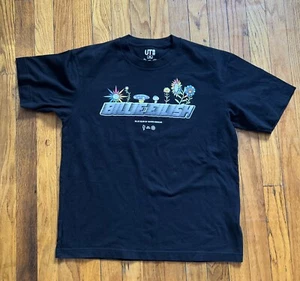Billie Eilish X Takashi Murakami Uniqlo T Shirt Black Size Extra S Oversized XS - Picture 1 of 6